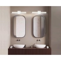 Kinyota Modern 1988In Chrome Bathroom Light Fixture Vanity Lights Over Mirror 12W 2 Packs