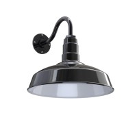 Steel Lighting Co. Gardena Barn Light | Dusk To Dawn | Outdoor Wall Mounted | 16