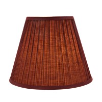 Aspen Creative 33052 Hardback Empire Transitional Spider Lamp Shade Mushroom Pleated Burgundy 7 Top X 13 Bottom X 10 Sl