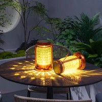 Outdoor Garden Decor 4 Pack Solar Lantern Waterproof Warmwhite Mason Jar Hanging Lights Porch Decorative For Garden Yard Patio