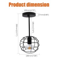 Facon 12V Rv Dinette Light With 1 X E26 Replaceable Bulbsbulb Included Rv Pendant Dining Table Light With Onoff Switch 12Vo