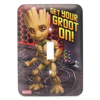 Marvel Groot Metal Light Switch Plate Groot Switch Plate Decoration For Bedroom Or Man Cave Get Your Groot On