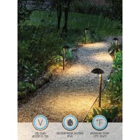 Leonlite Low Voltage Led Pathway Lights 5W 12V Path Light 400Lm Modern Outdoor Landscape Lighting For Walkway Driveway Ip65