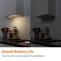 Amazon Basics Led Stick On Lights Battery Operated Wireless 65 Lumens Portable Light Under Cabinet Lighting Closet Kitche