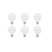 Sylvania (Case Of 6 Bulbs) Led G25 Glass Globe 40 Watt Equivalent Soft White Dimmable