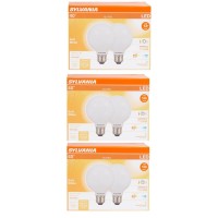 Sylvania (Case Of 6 Bulbs) Led G25 Glass Globe 40 Watt Equivalent Soft White Dimmable