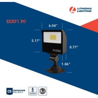 The Lithonia Lighting ESXF LED allinone floodlight gives you the superior illumination you want ESXF delivers 2500 lumens easy access to color switching and a selectable photocell so you always have the luminaire you need on the spot