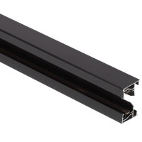 Edo Seva System | Aluminium Carrier Rail For Single-Phase Surface-Mounted Rail System Seva Track 1.9 M, 220-240 V, Ip20 Black Edo777410