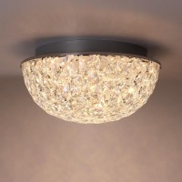 Dakason Led Ceiling Light Fixture Flush Mount Crystal Chandelier Modern Ceiling Light For Kitchen Hallway Living Room Foyer