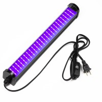 Black Light LampnbspSpecificationsWattage 25WPower cord Length 15m 50ftPlug Standard US PlugInput Voltage 100277V AcBeam Angle 270AType of Bulb LEDMaterial Aluminum PasticWavelength 395405nmLight Source 72 UV LEDs Lifespan 25000 hours Power Factor gt09nbs