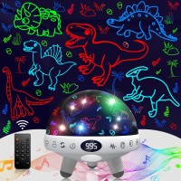 Yachance Dinosaur Night Light Projector For Kids With Timer&Remote.Dinosaur Gifts For 1-12 Year Boy.Dinosaur Toys For Kids 5-7 Year Old.Dinosaur Decor For Boys Room.Baby Night Light With 29 Sounds