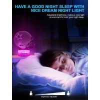 Nice Dream Football Helmet Night Light For Kids, 3D Illusion Night Lamp, 16 Colors Changing With Remote Control, Room Decor, Gifts For Children Boys Girls