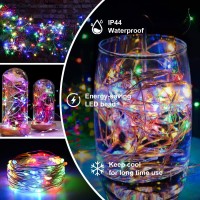 Fairy Lights Battery Operated String Lights 6 Pack 20Led Copper Wire Firefly Twinkle Lights Indoor Waterproof For Christmas Hall