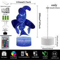 Superhero Gifts 3D Night Lights For Kids, Superhero Toys For Boys, Spider Hero Night Light Kids With 16 Colors Changing Remote Smart Touch, Cool Gifts Toys For Boys Men Girls, Lights For Bedrooms