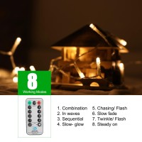 Icicle Lights Outdoor 33 Ft 384 Led Icicle Christmas Lights With 72 Drops 8 Modes Icicle String Lights With Remote Timer W