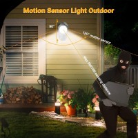 Asofty Motion Sensor Outdoor Light Battery Operated 6 Led 1000 Lumen Wireless Spotlights With Remote Control Ip65 Waterproof 6