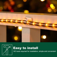 Brightown Clear Light Clips - Strongly Sticky With 50-Clips, 60-Stickers Christmas Light Clips, Uv-Resistant Material, Decorate Damage-Free Cable Clips For Indoor Outdoor String Lights