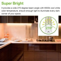 Hykolity 50W 5Ft Led Shop Light 6500Lm 6500K Super Bright White Linkable Ceiling Light Fixture V Shape Integrated T8 Led Tube