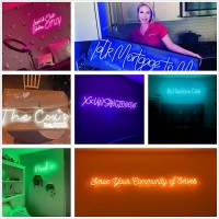 Custom Neon Signs,Personalized Dimmable Neon Light For Family Birthday Bar Wedding Party Bedroom Game Room Shop Company Logo Letter Name Neon Light Sign