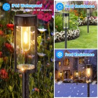 Urpower Solar Pathway Lights 6 Pack Ip65 Waterproof Outdoor Decorative Garden Lights Auto Onoff Solar Powered Landscape Path