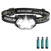 Lsnisni 9 Led Headlamp, 2000 Lumen Super Bright Head Lamp With 6 Modes, Ipx5 Waterproof Head Light, Lightweight Head Flashlight For Kids Adults Camping Hiking - 3 Aaa Batteries Included