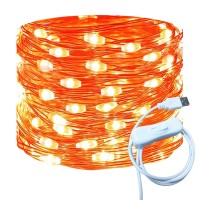 Ruichen Usb Fairy Lights 20 Ft 120 Led String Lights With Onoff Switch Waterproof Copper Wire Lights For Bedroom Wall Ceiling