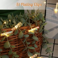 100Led Photo Clips String Light33Ft Fairy Lights With 51 Clips Battery Operated String Lights With Clips For Pictures Room De