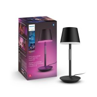 Philips Hue Go Smart Portable Table Lamp Black White And Color Ambiance Led Colorchanging Light 2 Pack Indoor And Outdoo