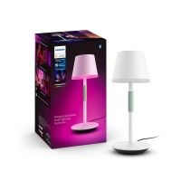 Philips Hue Go Smart Portable Table Lamp, White - White And Color Ambiance Led Color-Changing Light - 2 Pack - Indoor And Outdoor Use - Control With Hue App Or Voice Assistant