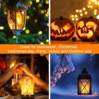 Y- Stop Led Flame Light Bulb, Upgraded 4 Modes Fire Light Bulbs With Upside Down Effect, E26 Base Flickering Light Bulbs For Halloween Decorations, Christmas, Outdoor, Indoor, Home Decor, 2 Pack