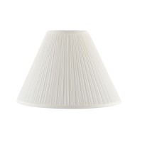 Aspen Creative 33191 Transitional Hardback Empire Shaped Mushroom Pleated Offwhite Spider Shade 6 Top X 16 Bottom X 12