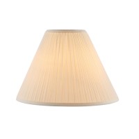 Aspen Creative 33191 Transitional Hardback Empire Shaped Mushroom Pleated Offwhite Spider Shade 6 Top X 16 Bottom X 12