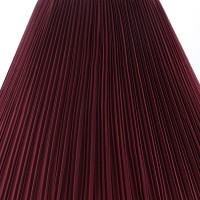 Aspen Creative 33194 Transitional Hardback Empire Mushroom Pleated Rich Red Spider Shade 6 Top X 16 Bottom X 12 Slant