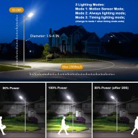 Insdea 3200W Led Solar Street Light Motion Sensor 320000Lm Dusk To Dawn Solar Lights For Outside Ip65 Waterproof Solar Flood L