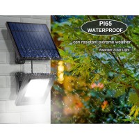 Awanber Solar Powered Lights Outdoor, 2 Pack Wall Mount Solar Dusk To Dawn Lights With Ip65 Waterproof, Super Bright Solar Security Flood Lights For Patio, Barn, Garden, Pathway,Yard, Lawn, Balcony