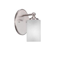 Capri 1 Light Wall Sconce Shown In Brushed Nickel Finish With 4