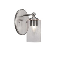 Capri 1 Light Wall Sconce Shown In Brushed Nickel Finish With 4