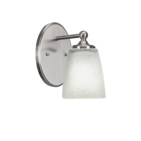 Capri 1 Light Wall Sconce Shown In Brushed Nickel Finish With 4.5