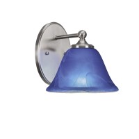 Capri 1 Light Wall Sconce Shown In Brushed Nickel Finish With 7