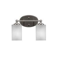 Capri 2 Light Bath Bar Shown In Brushed Nickel Finish With 4