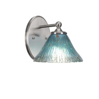 Capri 1 Light Wall Sconce Shown In Brushed Nickel Finish With 7