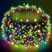 Dazzle Bright Multi-Colored Christmas String Lights, 82Ft 1000 Led Waterproof Green Wire Fairy Lights With 8 Modes, Outdoor Lights For Xmas Tree Holiday Wedding Party Christmas Decorations