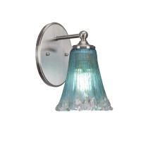 Capri 1 Light Wall Sconce Shown In Brushed Nickel Finish With 5.5