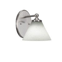 Capri 1 Light Wall Sconce Shown In Brushed Nickel Finish With 7