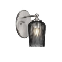 Capri 1 Light Wall Sconce Shown In Brushed Nickel Finish With 5