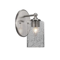 Capri 1 Light Wall Sconce Shown In Brushed Nickel Finish With 4