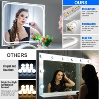 Led Vanity Mirror Lights,6000K Dimmable Daylight White Vanity Light,6.56Ft Bright Vanity Makeup Light,Elt Approval 24V Self-Adhesive Mirror Light For Vanity Mirror,Full Body Mirror And Bathroom Mirror