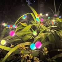 Durpar Solar Garden Lights, Starburst Swaying Light, Solar Firefly Lights Outdoor Waterproof, Color Changing Rgb Light For Garden, Yard, Patio, Pathway, Parties, Camping