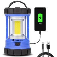 Camping Lantern 3200Lm Led Lanterns For Power Outages 4600Mah Phone Charger Rechargeable Lantern 5 Light Modes Lantern Flas