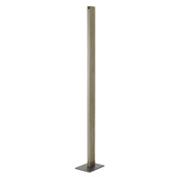 61 Inch Wood Floor Lamp Dimming Led Column, Brown